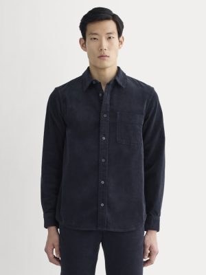 The Classic Shirt in Corduroy | Navy