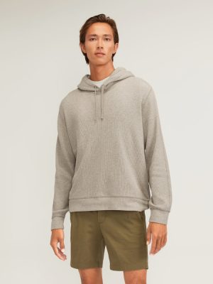 The Waffle-Knit Hoodie | Heathered Oatmeal