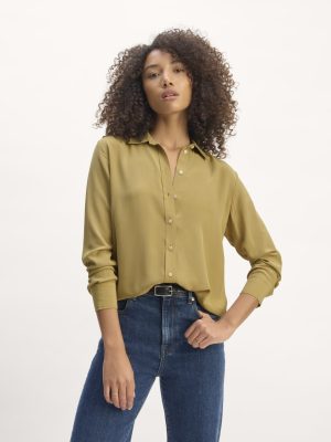 The Must-Have Shirt in Washable Silk | Fennel Seed