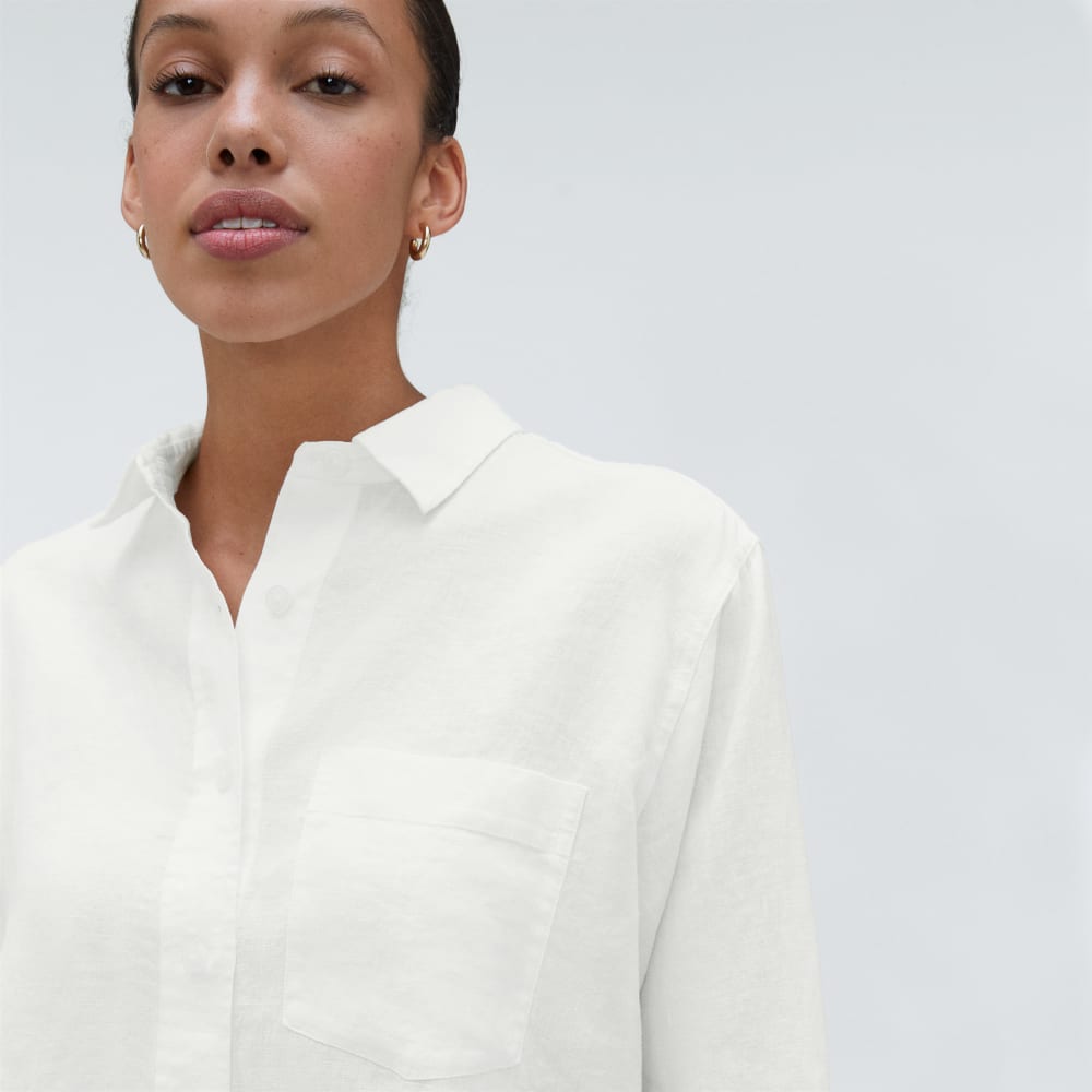 The Linen Way Short Shirt | White - Image 4