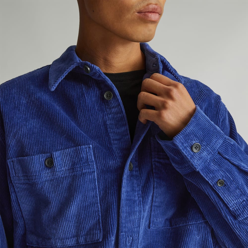 The Corduroy Everyone Overshirt | Cobalt - Image 3