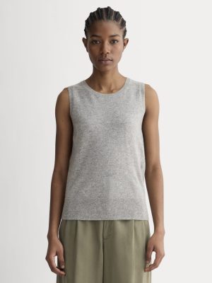 The Classic Tank in Cashmere | Light Heather Grey