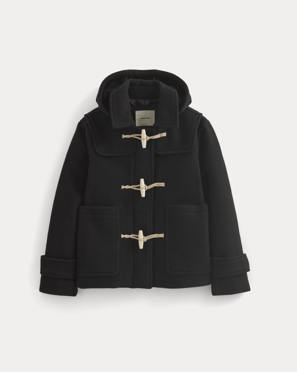 The ReWool Duffle Coat | Black - Image 2