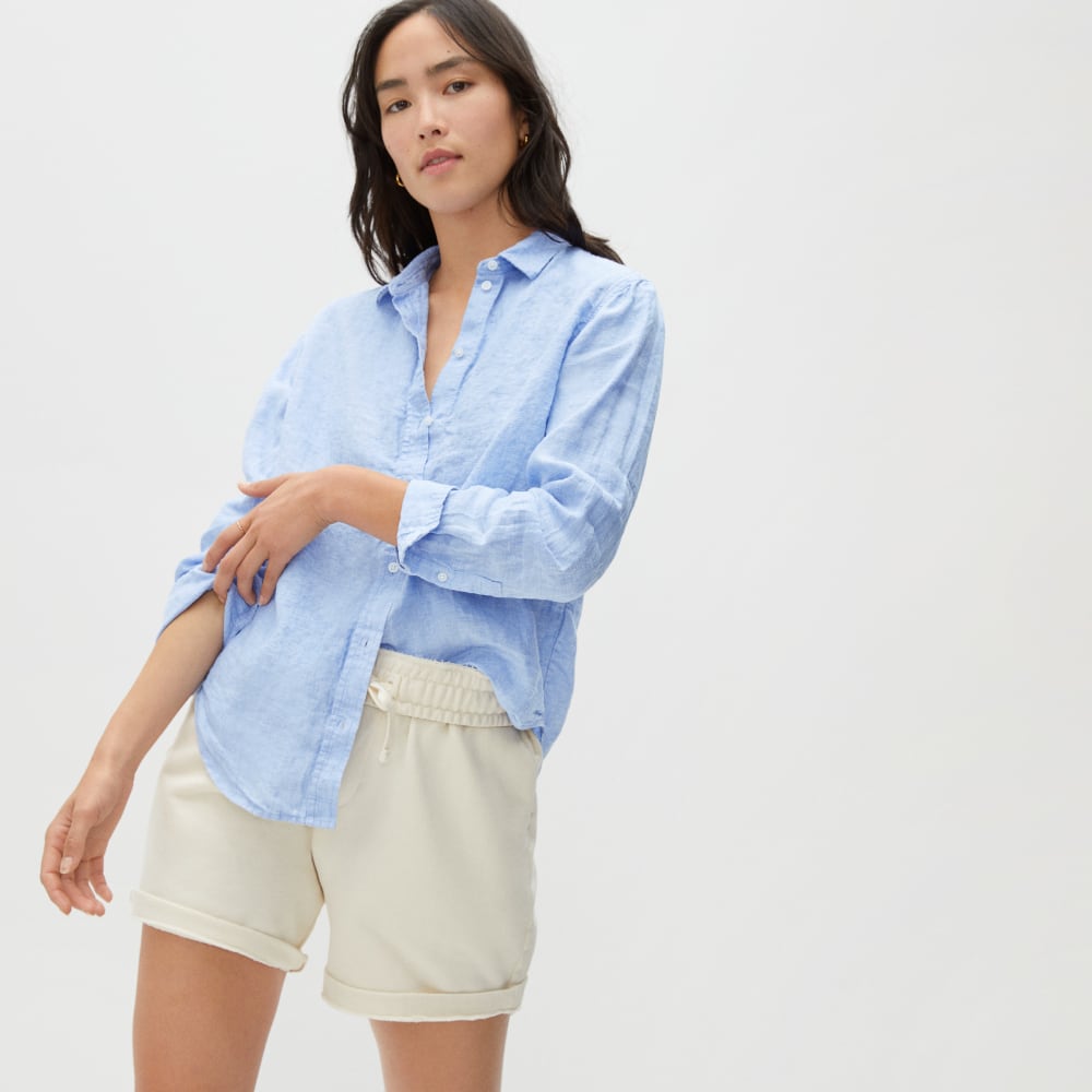 The Must-Have Shirt in Linen | Classic Blue - Image 2