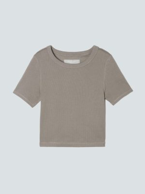 The '90s Rib Tee | Clay