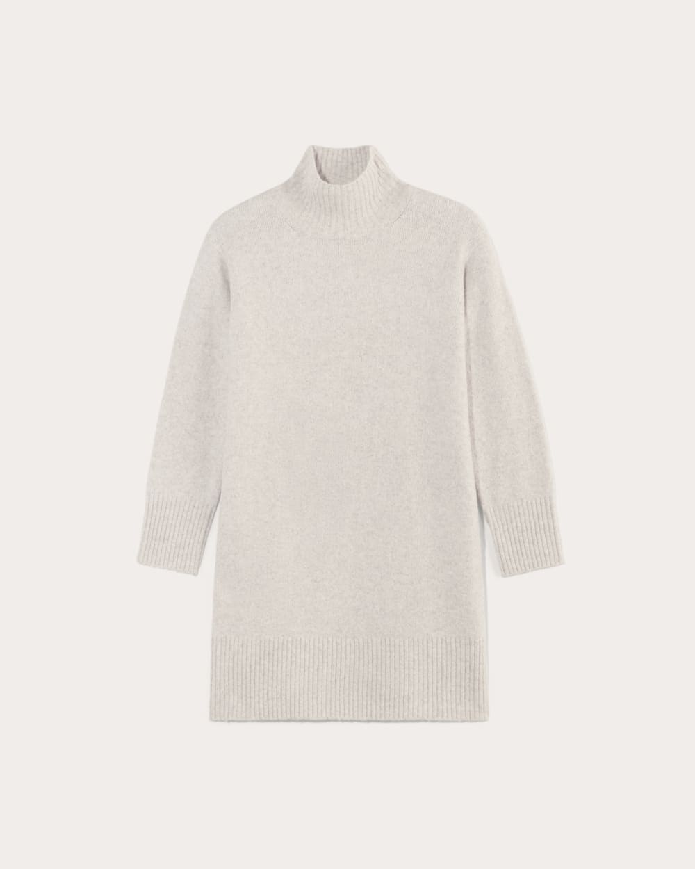 The Sweater Dress in Plush Cotton | Heathered Oat - Image 2