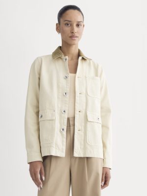 The Ranch Jacket | Garment-Dyed White / Cream