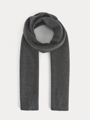 The Cabin Scarf | Heathered Soot