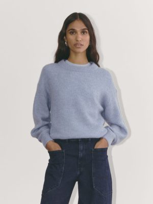 The Cocoon Crew in Alpaca | Heather Blue Slate