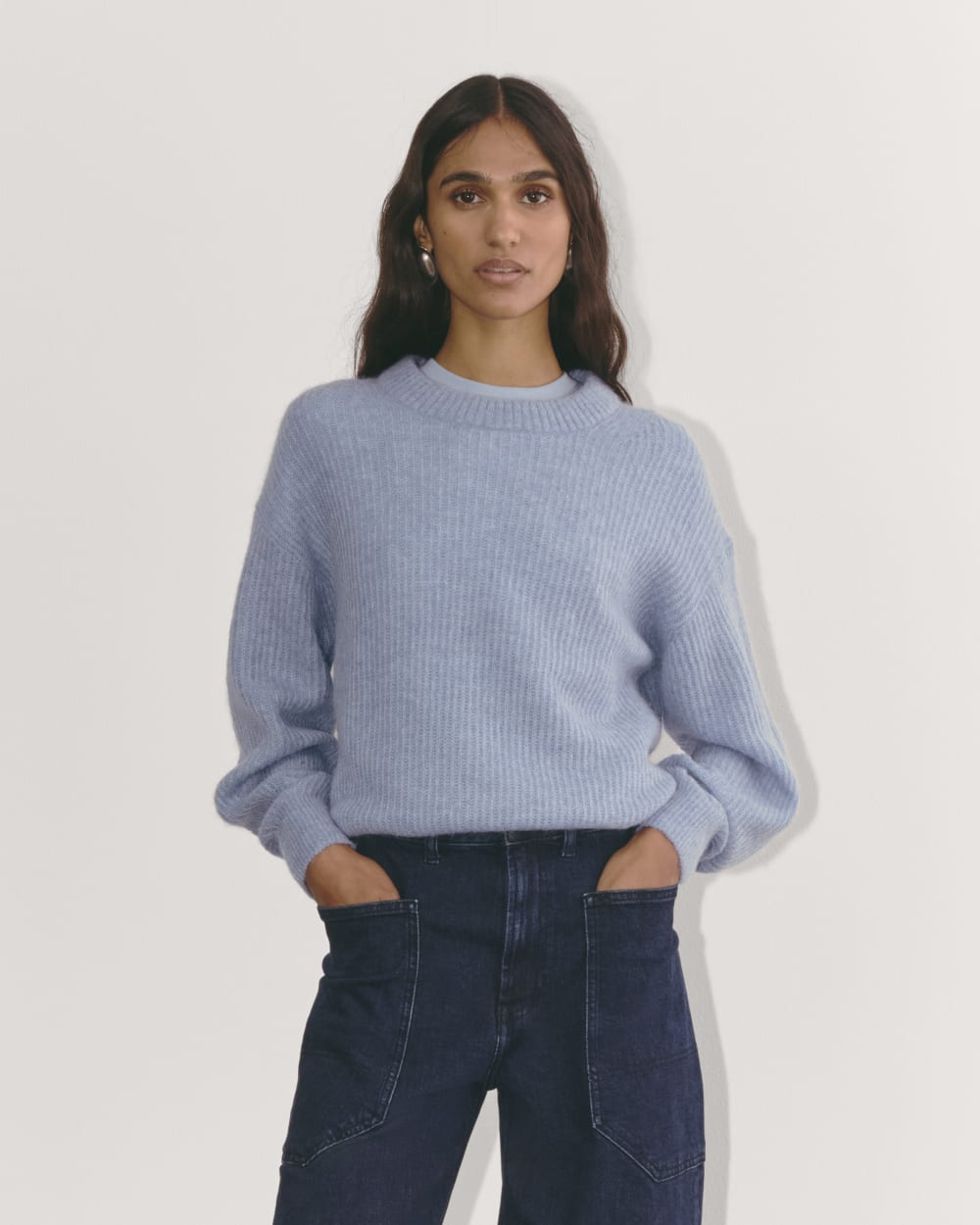The Cocoon Crew in Alpaca | Heather Blue Slate