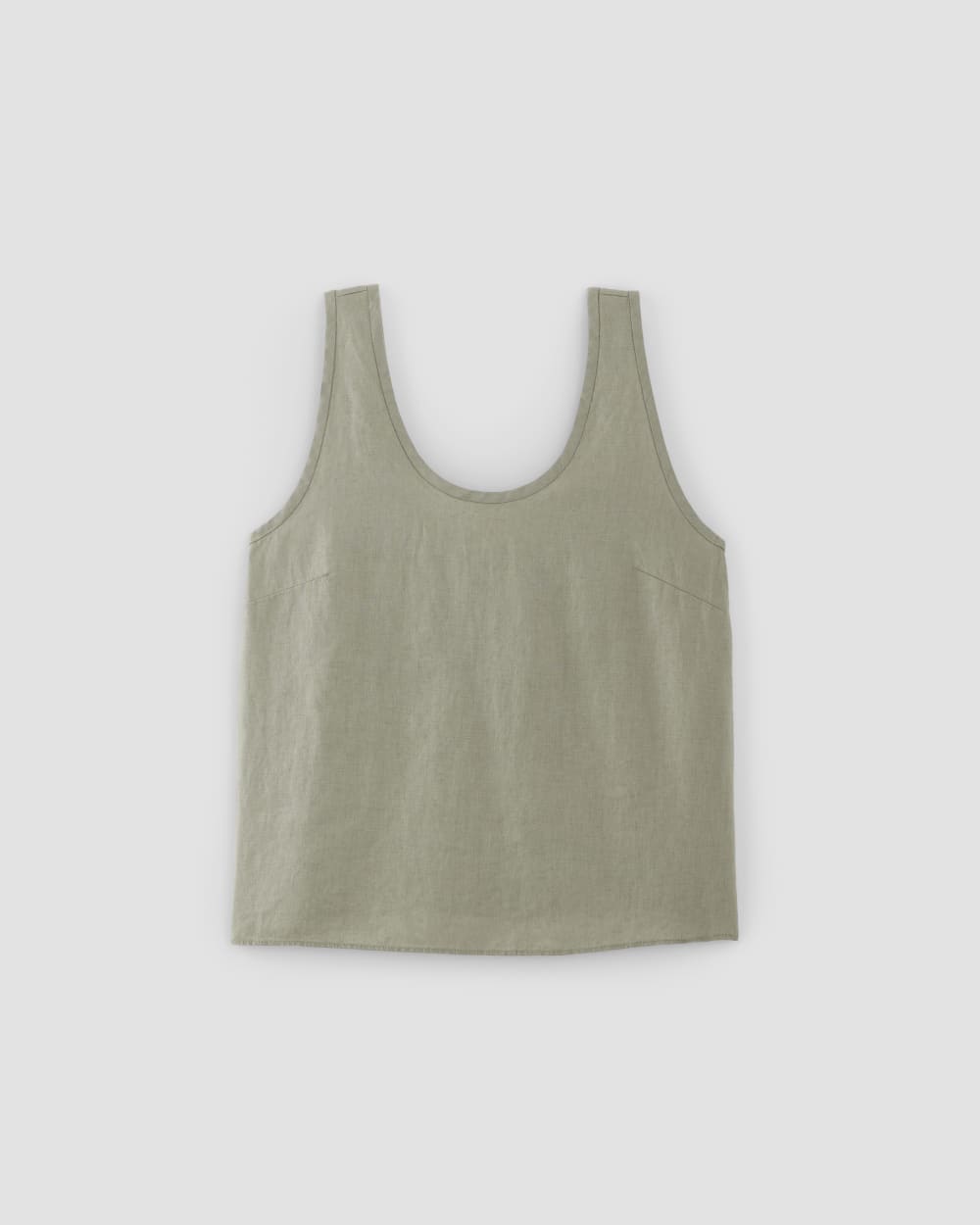 The Scoop Tank in Linen | Sage Green - Image 8