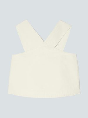 The Cross-Front Apron Top | Canvas
