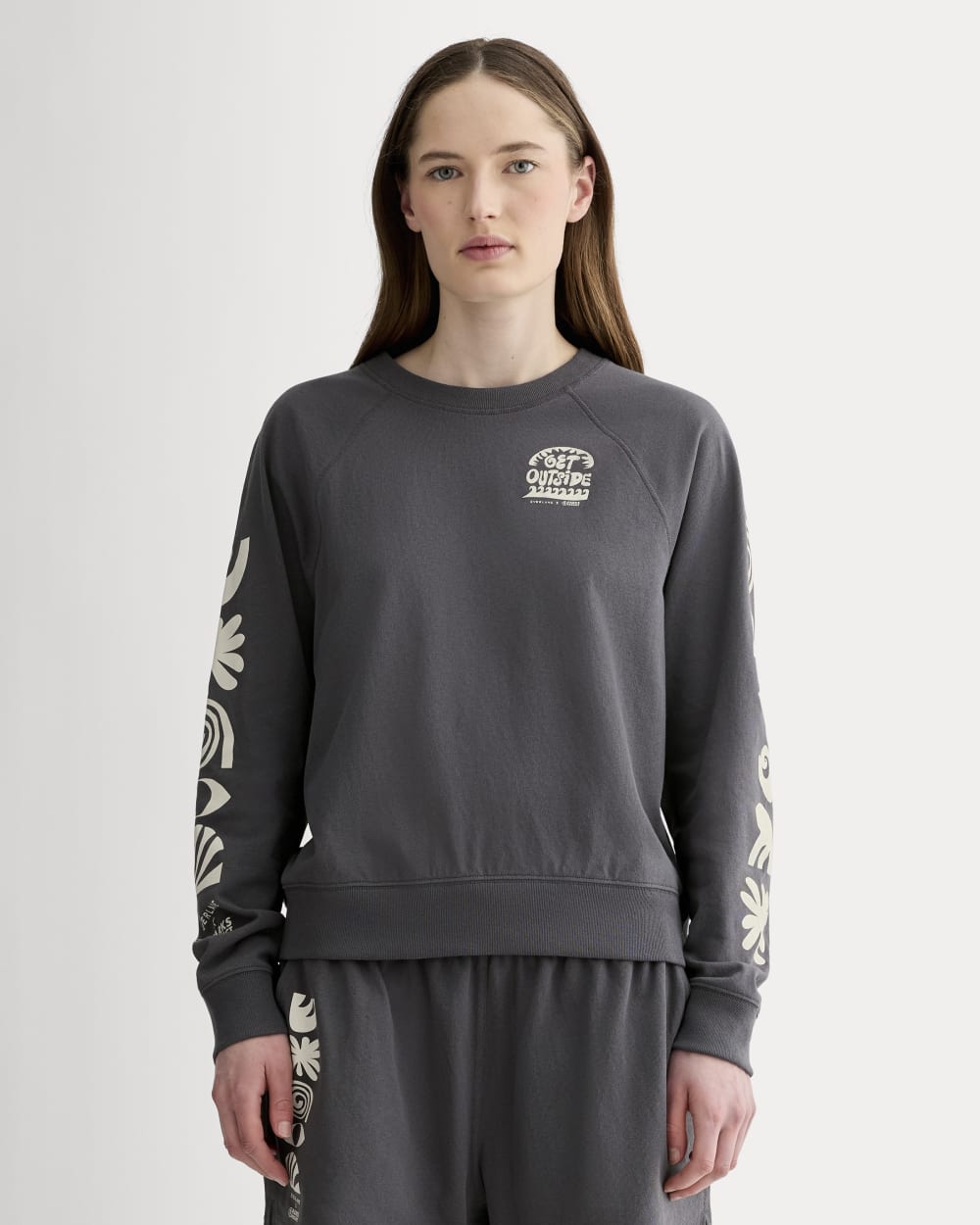 The Everlane x Parks Project Off-Duty Long-Sleeve Tee | Forged Iron / Natural