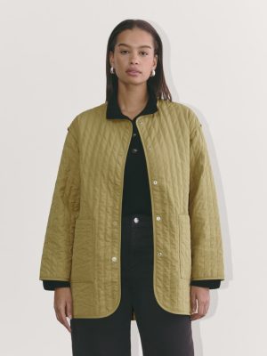 The Midi Quilted Liner | Fennel Seed