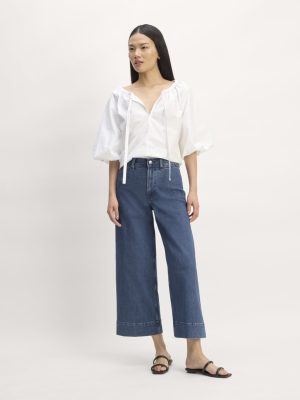 The Supima? Puff-Sleeve Top | White