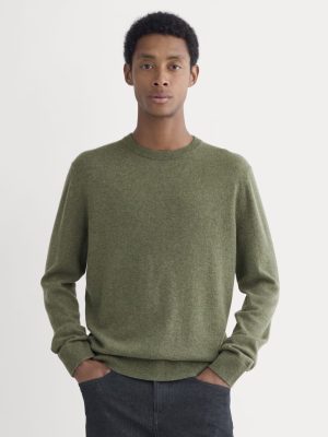 The Cashmere Crew | Heathered Deep Lichen