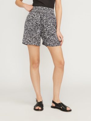 The Satin Pull-On Short | Splatter