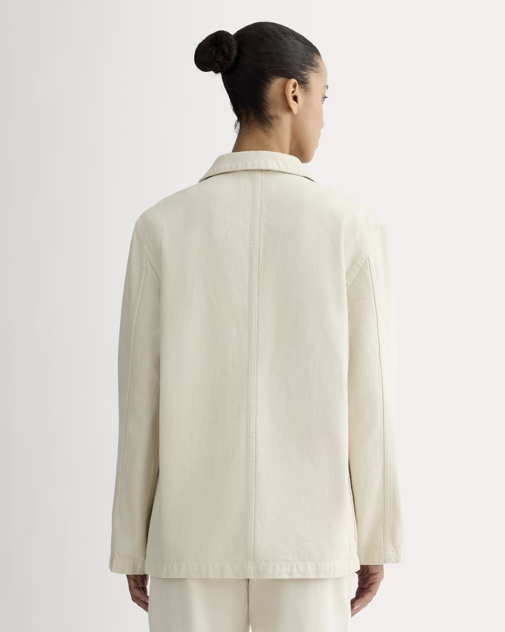 The Denim Chore Blazer | Garment-Dyed Sand - Image 5