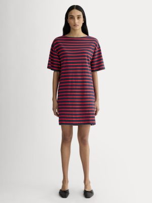 The Mariner Dress | Navy / Classic Red