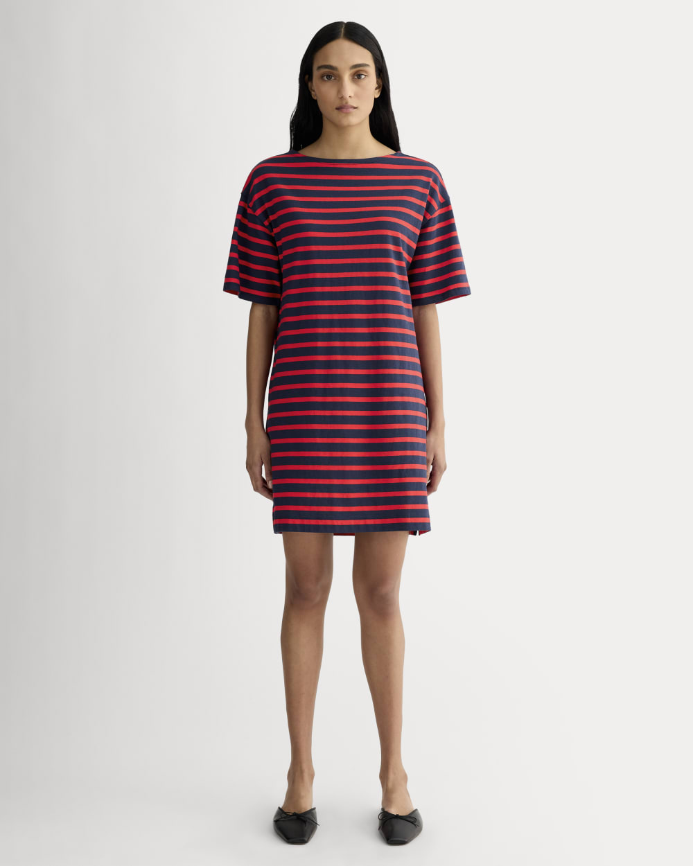 The Mariner Dress | Navy / Classic Red