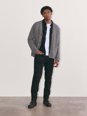 The Cloud Relaxed Cardigan | Heather Charcoal