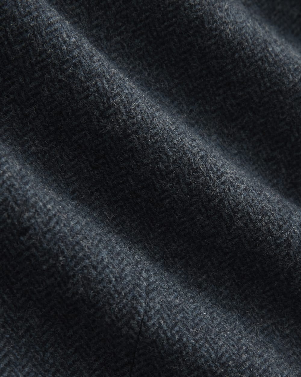 The Oversized Blazer in Wool | Navy Herringbone - Image 6