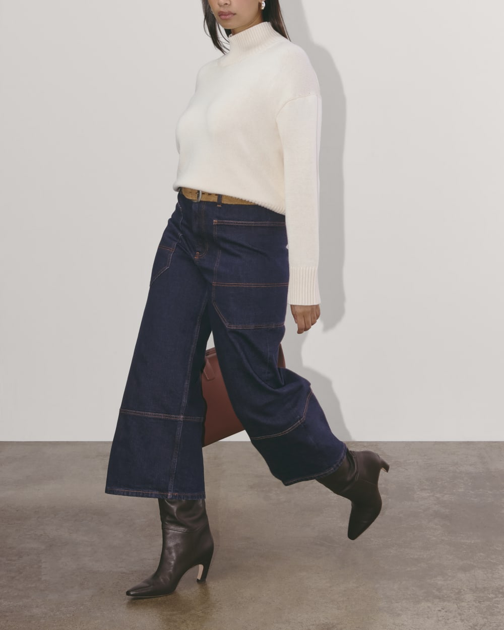 The Way-High® Gardener Cropped Jean | Deep Rinse - Image 4