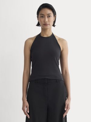 The Form Halter Top | Black