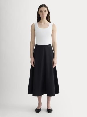 The Form Square-Neck Bodysuit | White