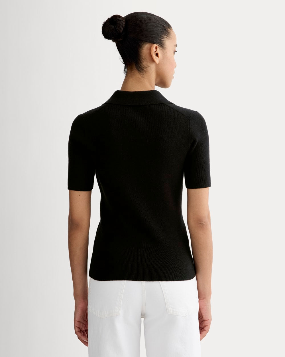 The Knit Polo | Black - Image 5