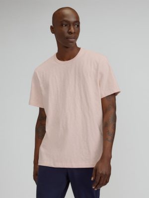 The Cotton Slub Crew | Petal Pink