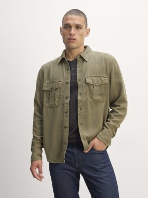 The Utility Shirt Jacket in Buttersoft | Kalamata