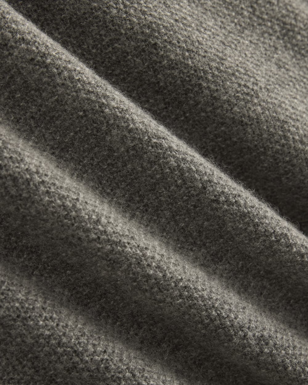Henley in Wool Cashmere | Heather Charcoal - Image 6