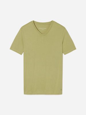 The Organic Cotton V-Neck Tee | Desert Palm