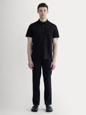 The Linen Trouser | Black