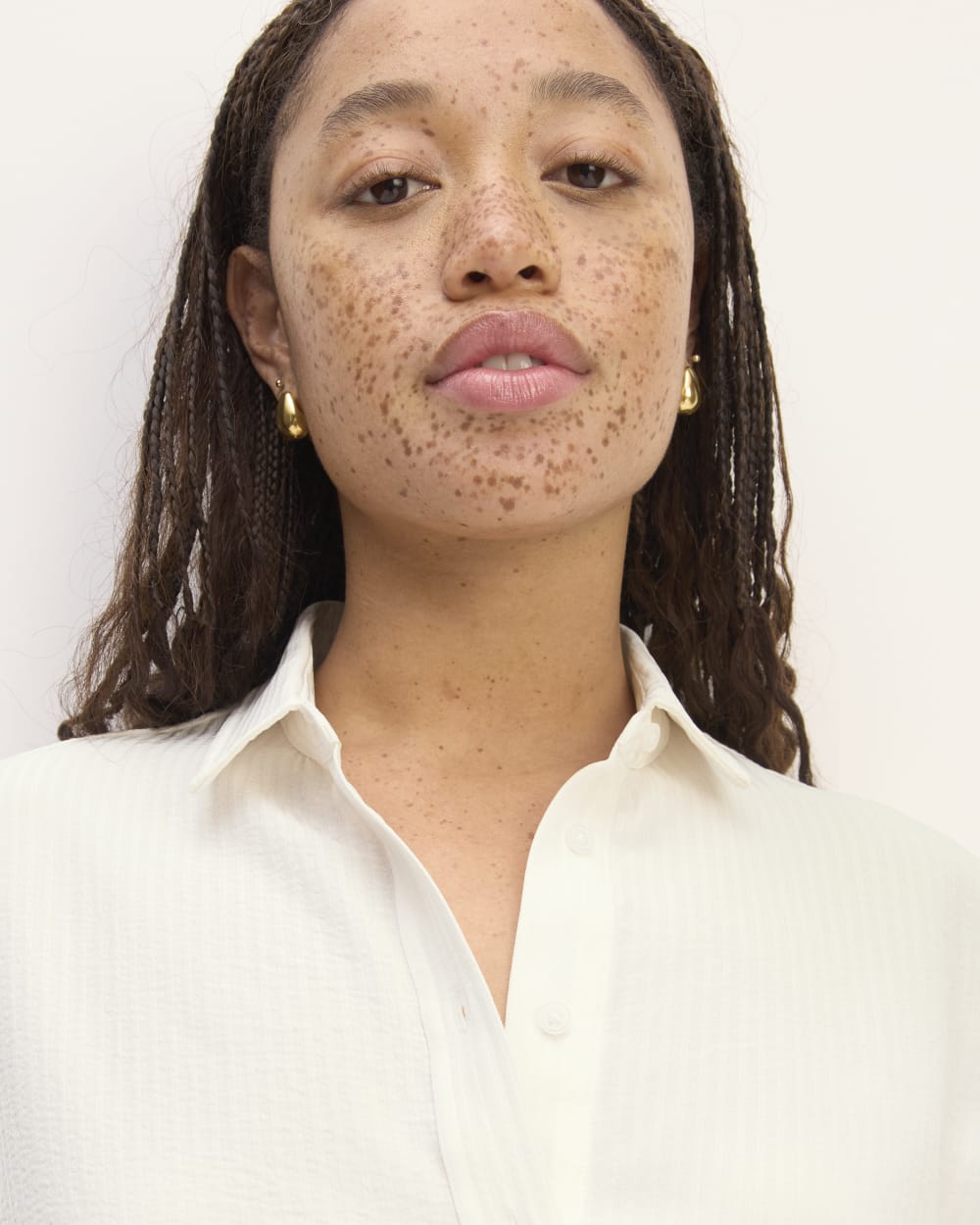 The City Stripe Relaxed Shirt | Bone - Image 4