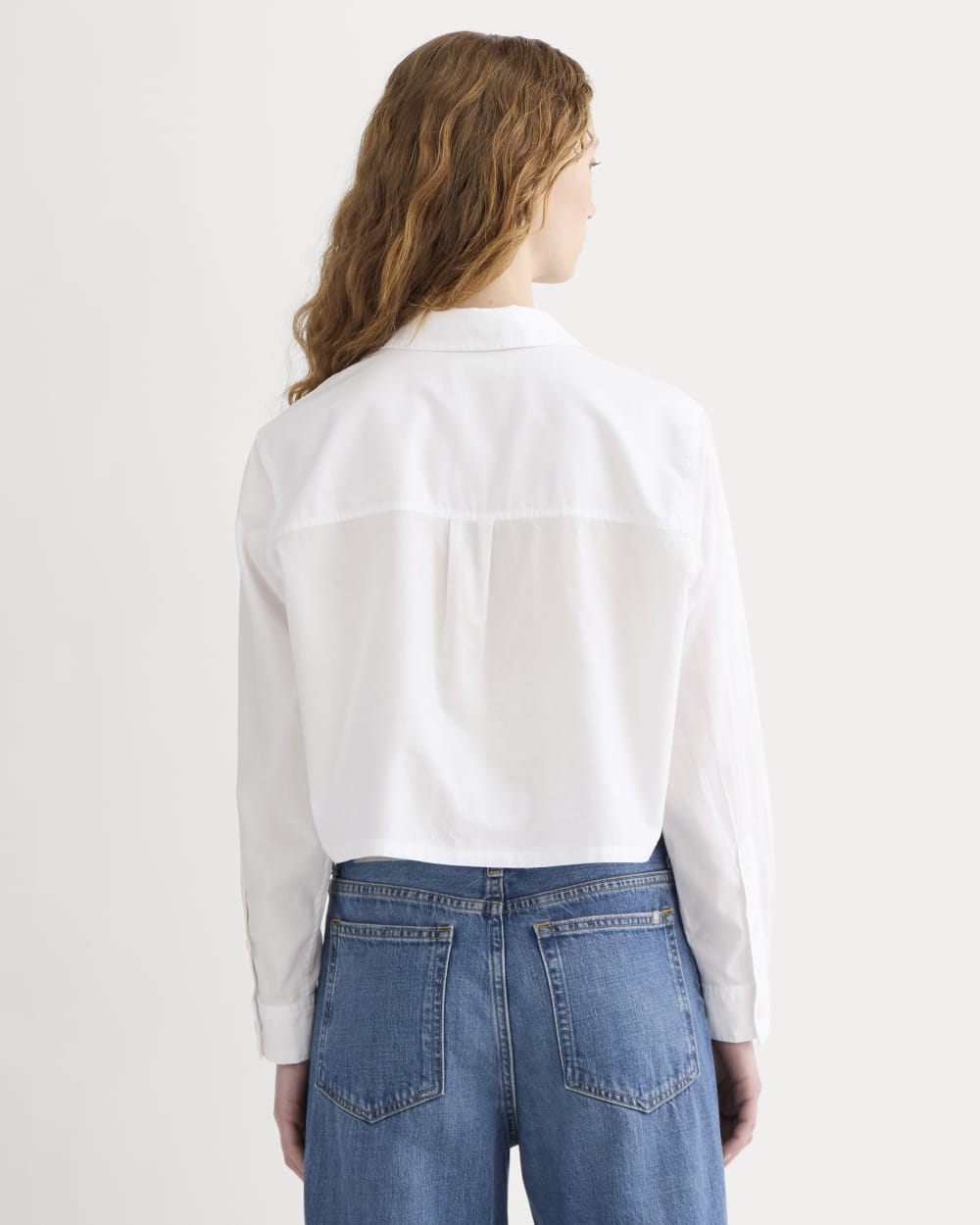 The Way-Short Shirt in Silky Cotton | White - Image 5