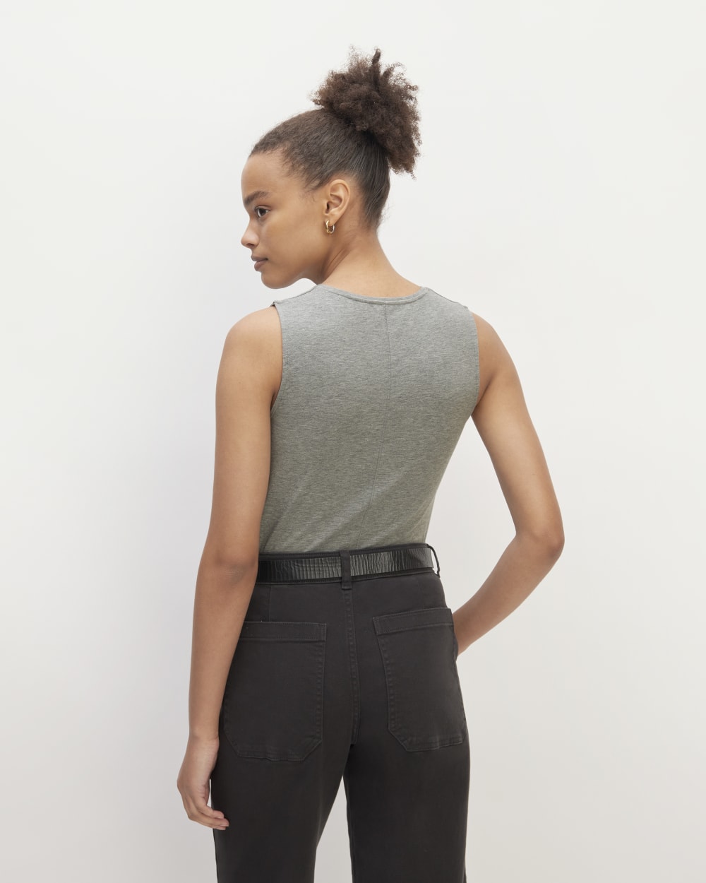The Supima® Form Tank | Mid Heather Grey - Image 4