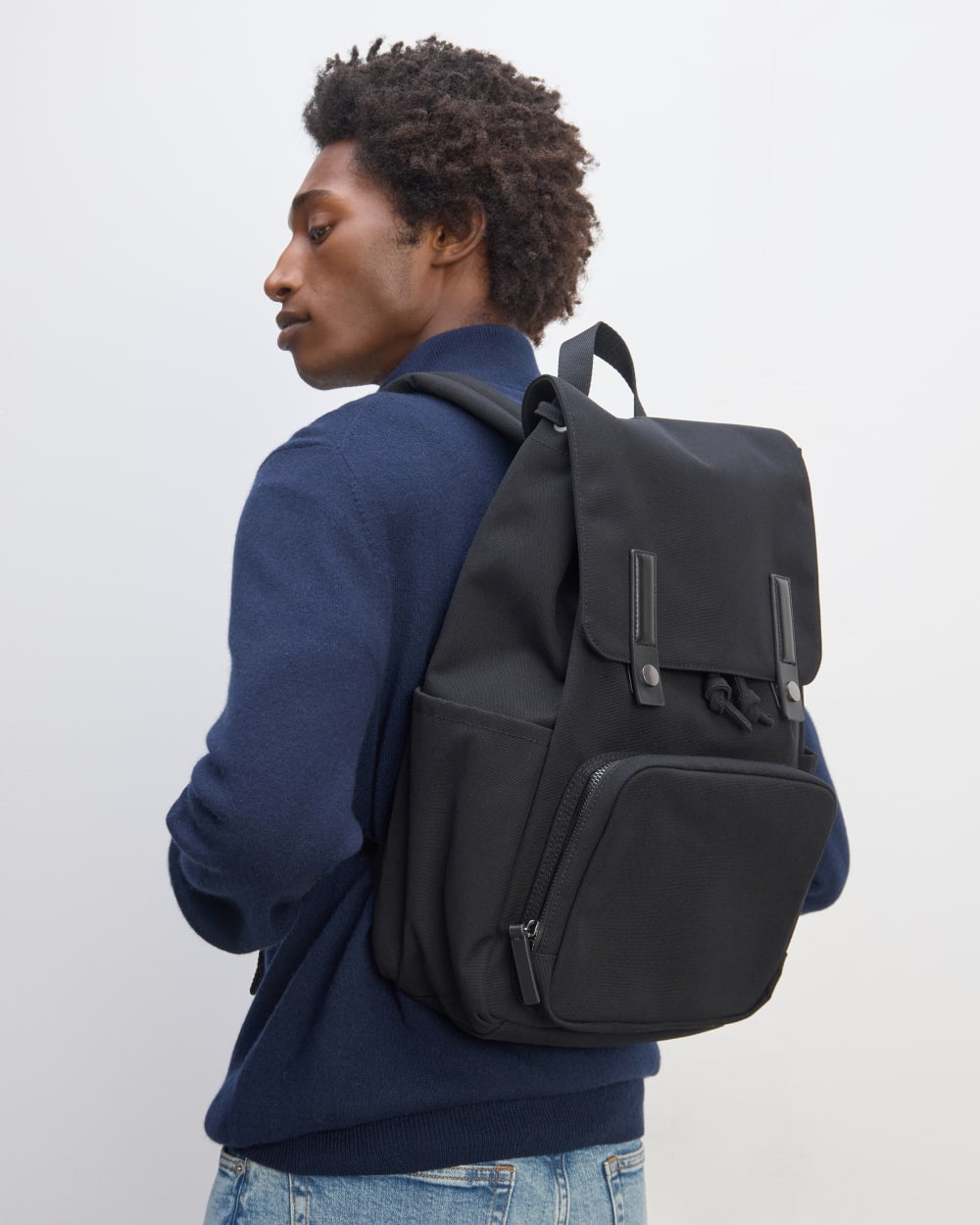 The Canvas Backpack | Black - Image 8