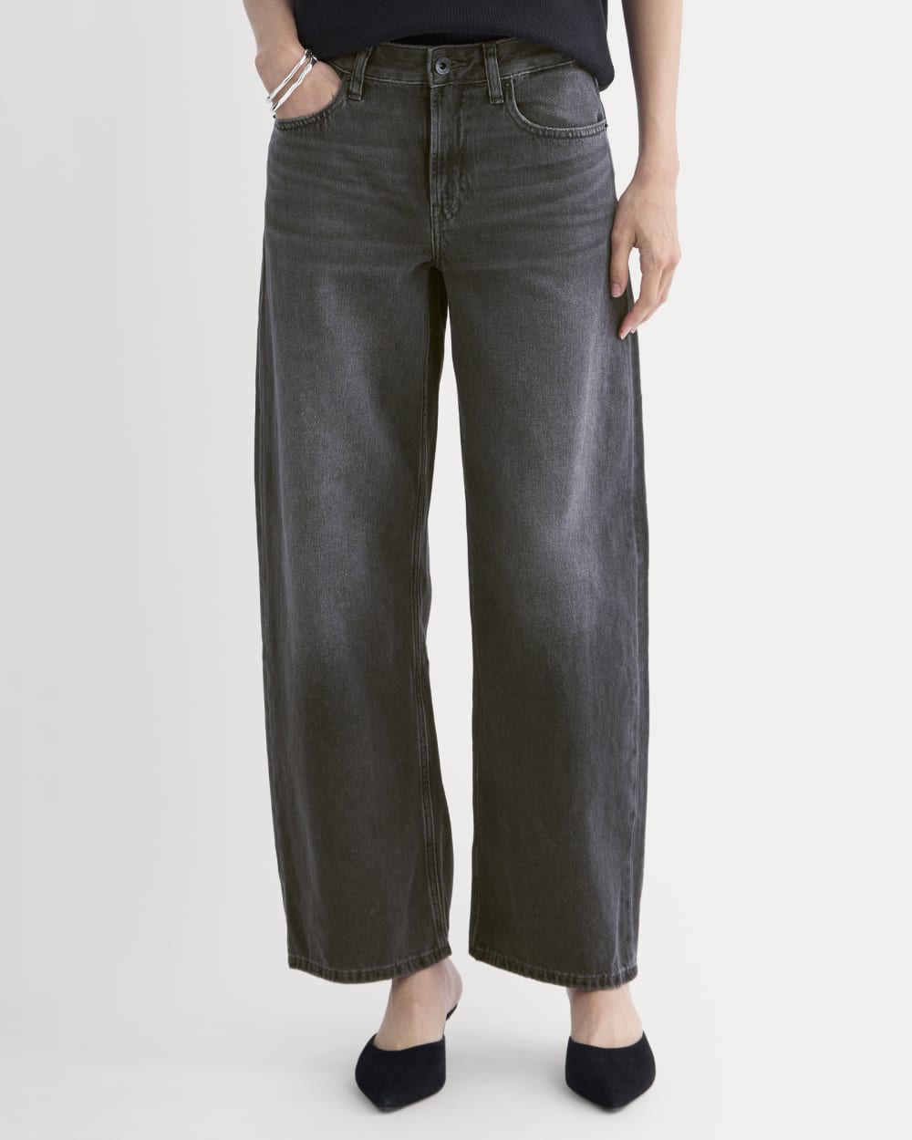 Loose Curve Jean | Carbon Midnight - Image 3
