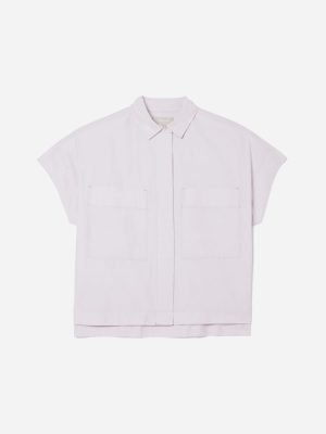The Short-Sleeve Box Shirt | Dusty Lavender