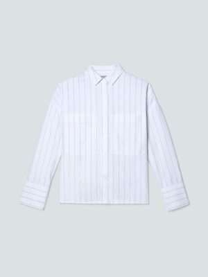 The Boxy Oxford | Mint / White