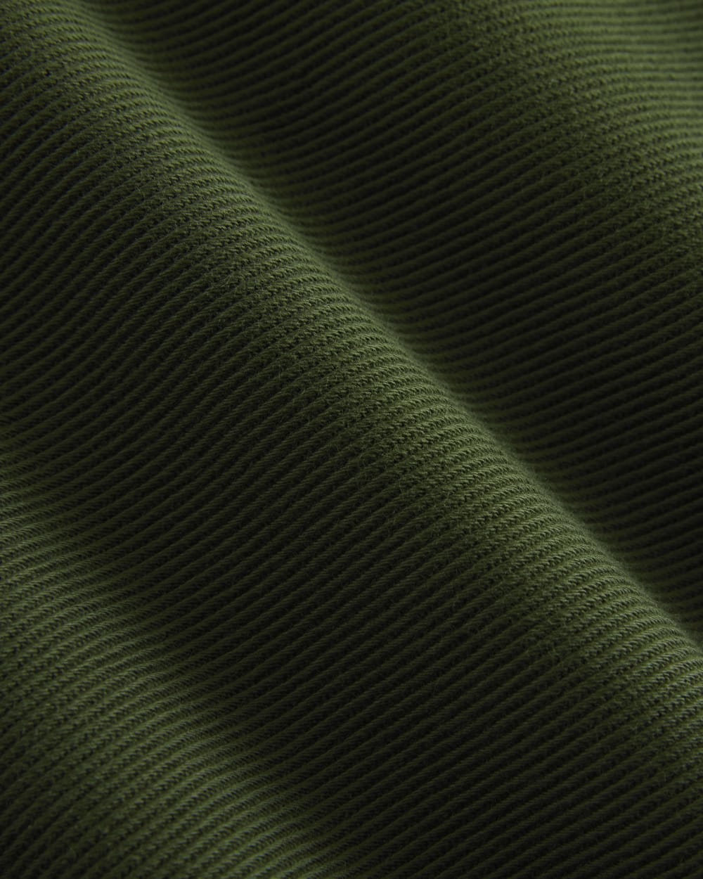 Twill Terry Jacquard Crew Sweatshirt | Dark Forest - Image 6