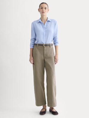 The Utility Wide-Leg Pant | Taupe
