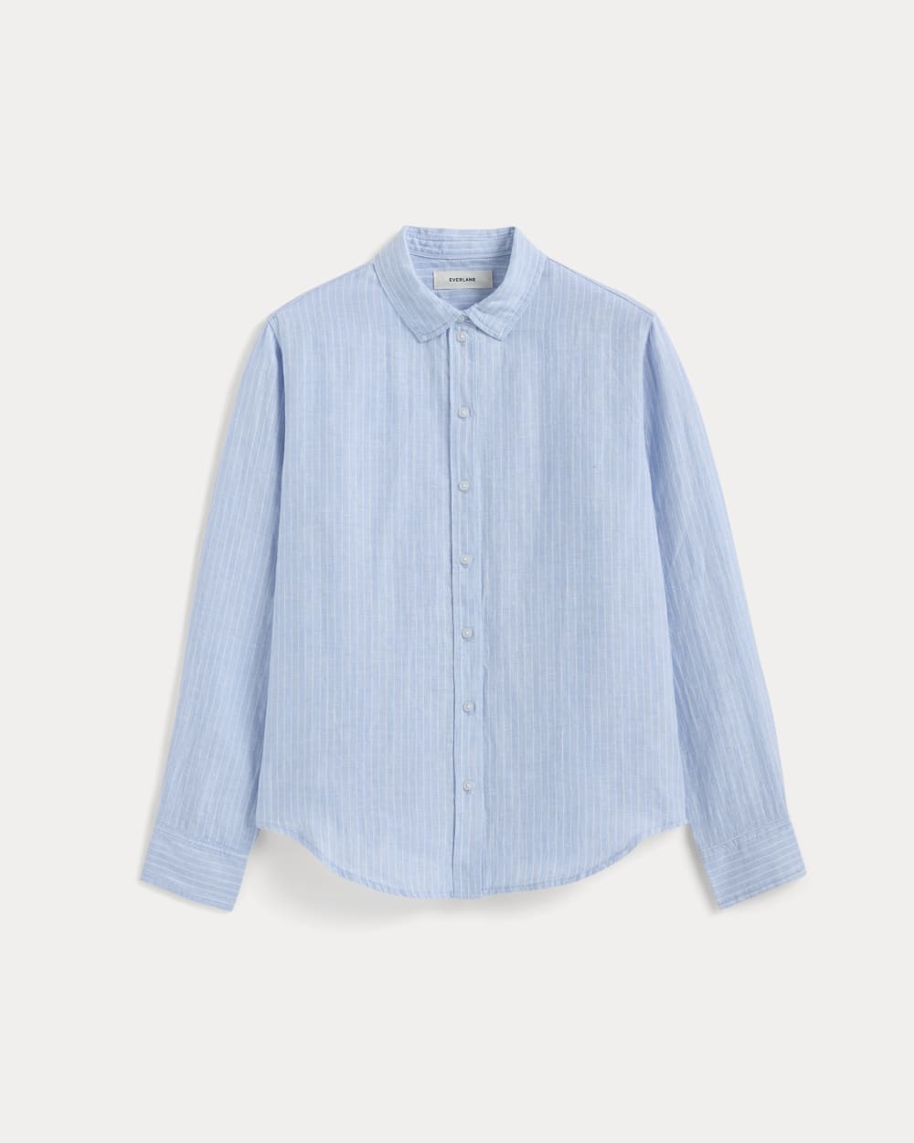 The Must-Have Shirt in Linen | Sky Blue / White - Image 2