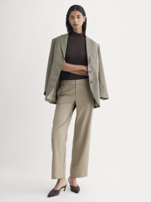 Straight-Leg Trouser in Tailor Twill | Light Taupe
