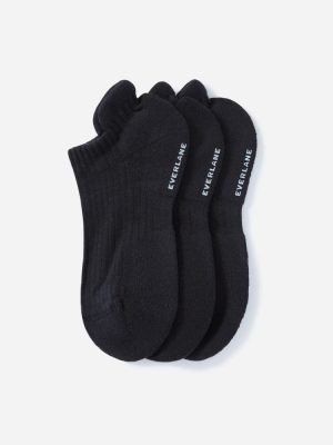 The Organic Cotton Ankle Sock 3-Pack | Black