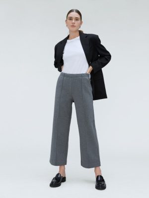 The Wide Leg Dream Pant® | Heathered Charcoal