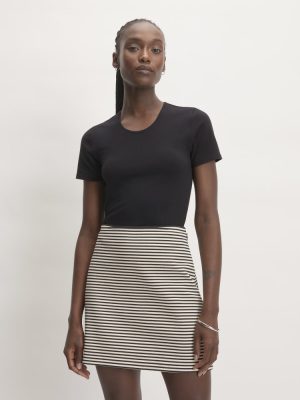 The Supima® Form Crew Neck Tee | Black