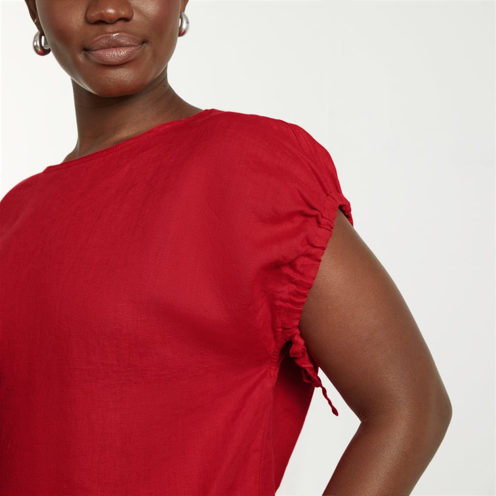 The Drawstring Tunic | Goji Berry - Image 5